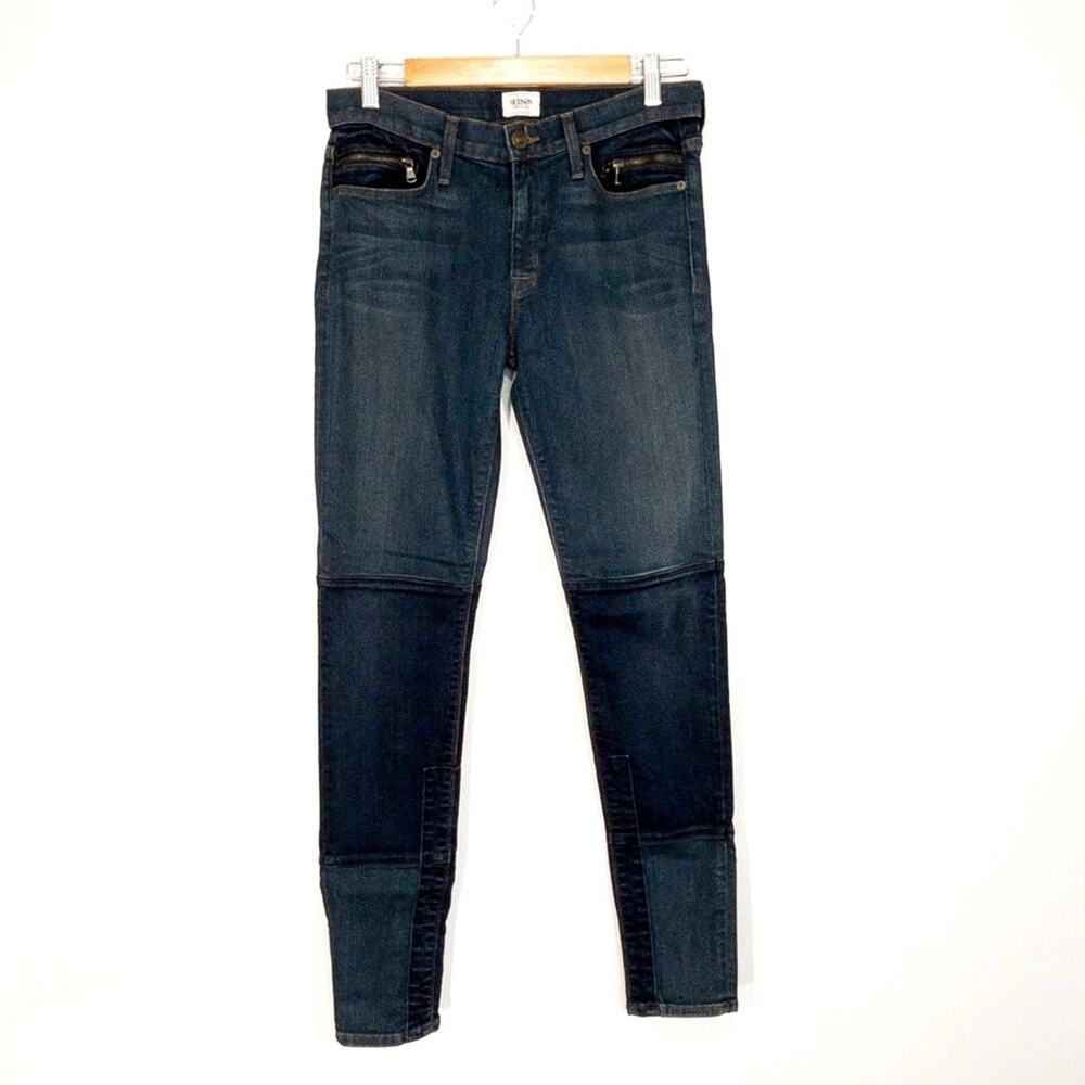 Hudson Newton Patchwork Blue Jeans